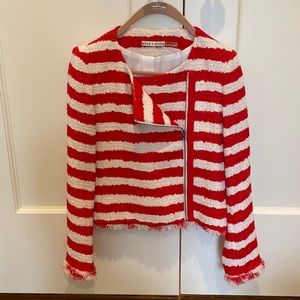 Alice and Olivia tweed jacket